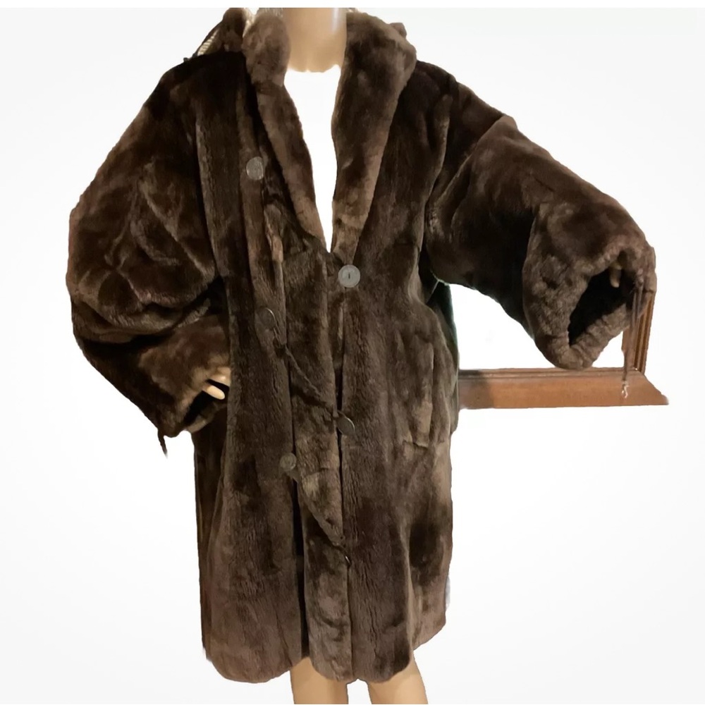 Fendi  Mink Fur Coat Jacket  with removable, matching fur hood